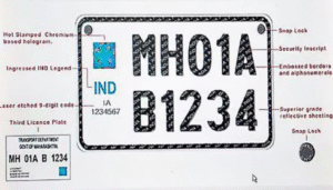 book my high security no plate