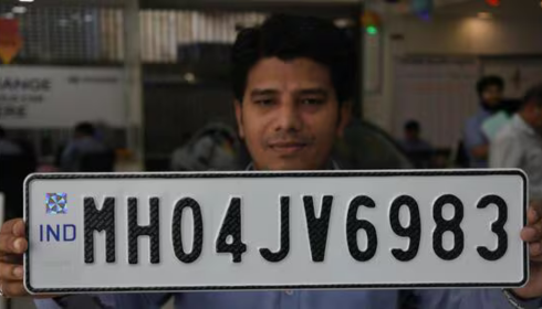 number plate booking
